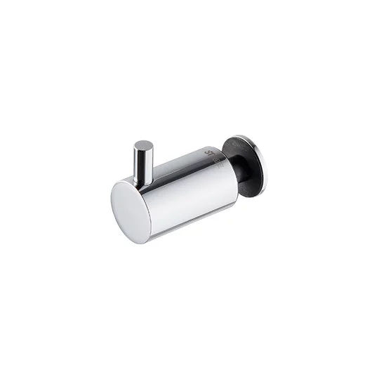 6807-5G-81CP|Through-Glass Single Robe Hook|JUSTIME Bathroom Hooks