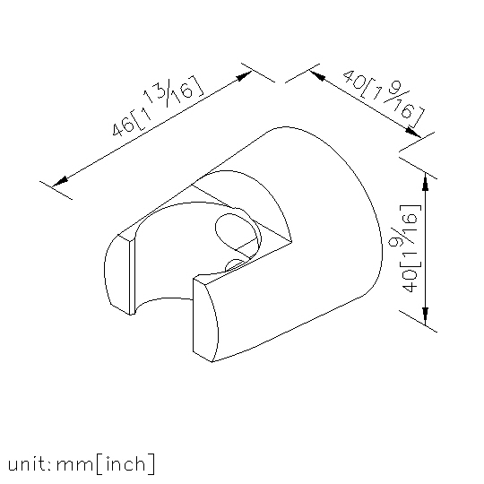 Wall Bracket (Plastic White) thumbnail 2
