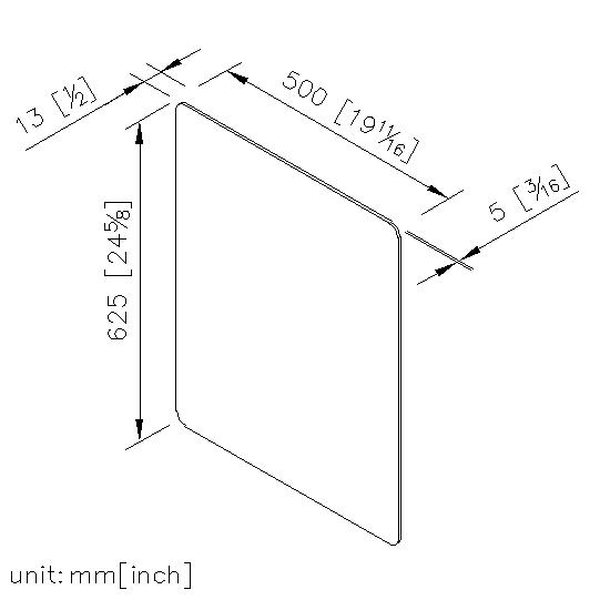 Mirror 500*625mm thumbnail 2