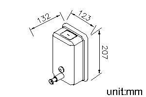 Vertical Soap Dispenser(1200ml) thumbnail 2
