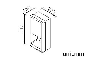 High Speed Hand Dryer Semi-Recessed Type 220V thumbnail 2