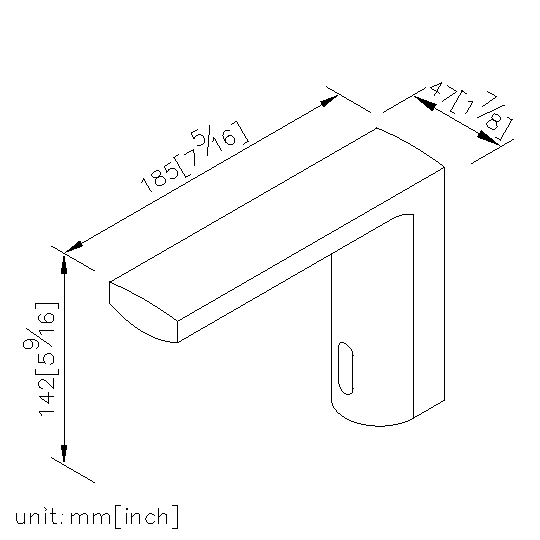Electronic Basin Sensor Mixer W/Mixing Valve (DC) thumbnail 2