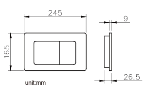 Flush Plate (White) thumbnail 2