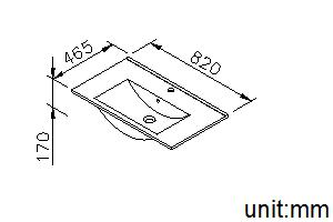 In Countertop Ceramic Basin thumbnail 2