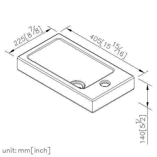 In Countertop Ceramic Basin thumbnail 2