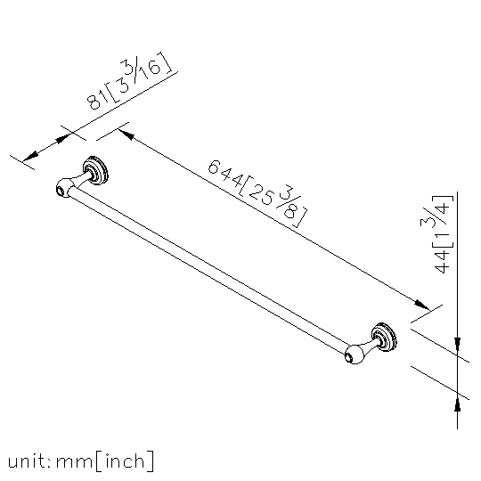 Towel Bar (600mm) thumbnail 2