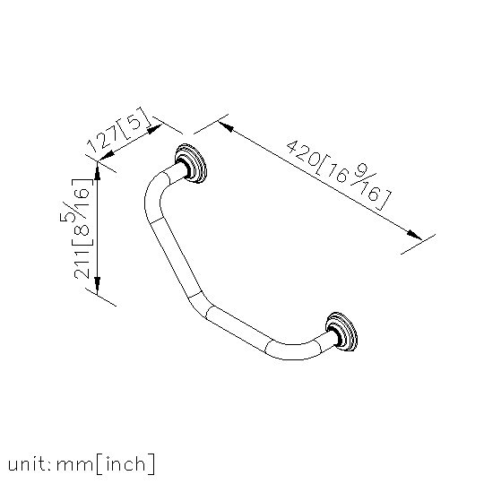 Classik Angle Grab Bar thumbnail 2