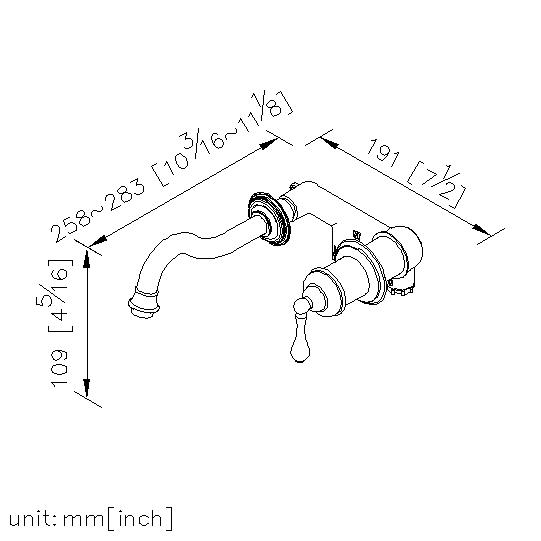 Wall-Mounted Basin Mixer thumbnail 2