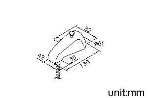 3/4" Brass Diverter Spout W/Hose Connector thumbnail 2