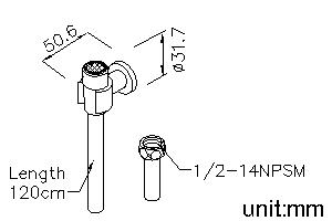 Sprayer W/Hose & Bracket thumbnail 2
