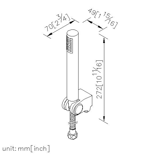 Adjustable Wall Bracket W/ Hand Shower & Hose thumbnail 2