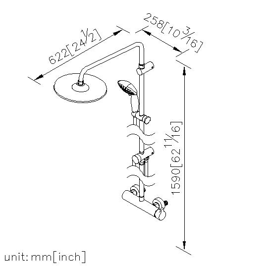 Rainshower System (Plastic Rainshower) thumbnail 2