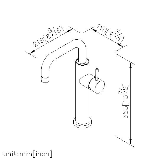 Basin Faucet (Stainless Steel) thumbnail 2