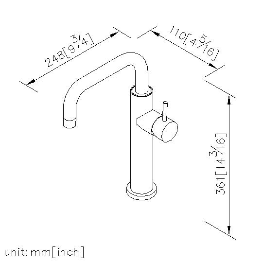 Kitchen Faucet (Stainless Steel) thumbnail 2