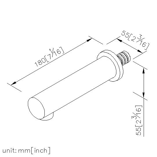 Spout (Stainless Steel) W/5cm Nipple thumbnail 2