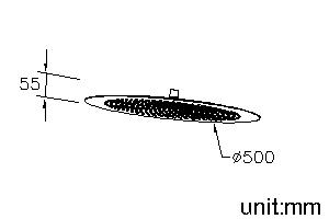 Showerhead 500mm (Stainless Steel) thumbnail 2