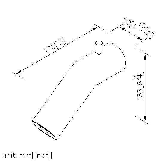 Tub Spout W/Diverter thumbnail 2