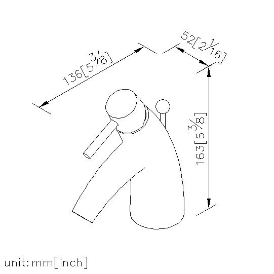 Basin Faucet W/Lift Rod thumbnail 2