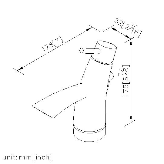 Basin Faucet W/Lift Rod thumbnail 2