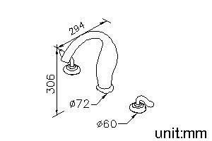 Two-Handle Kitchen Faucet thumbnail 2