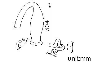 Single-Handle Kitchen Faucet thumbnail 2