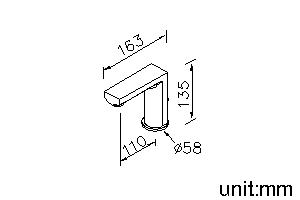 Tip-Touch Basin Faucet W/Lift Rod (Cold Only) thumbnail 2