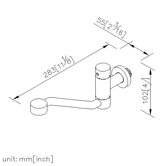 Kitchen Faucet (Wall-Mounted/Cold Only) thumbnail 2