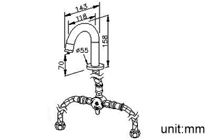 Tip-Touch Basin Faucet W/Mixing Valve thumbnail 2