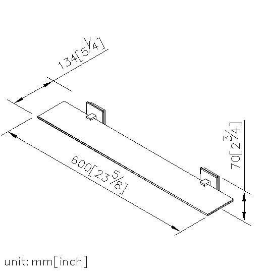 Shelf (600mm) thumbnail 2
