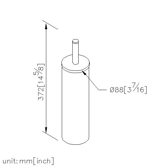 Freestanding Toilet Brush Holder thumbnail 2