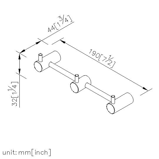 Robe Hook (Three Hooks) thumbnail 2