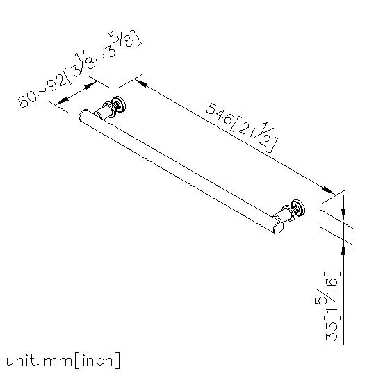 Glass Door Handle (500mm) thumbnail 2