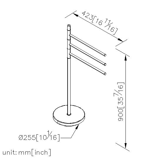 Freestanding Towel Stand thumbnail 2