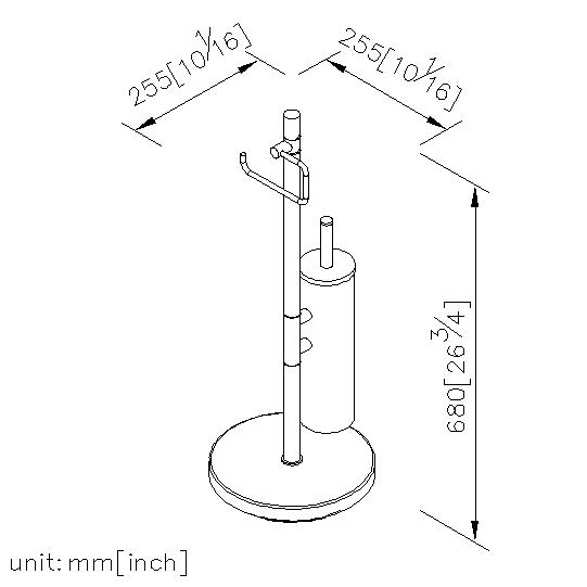 Freestanding Toilet Stand thumbnail 2