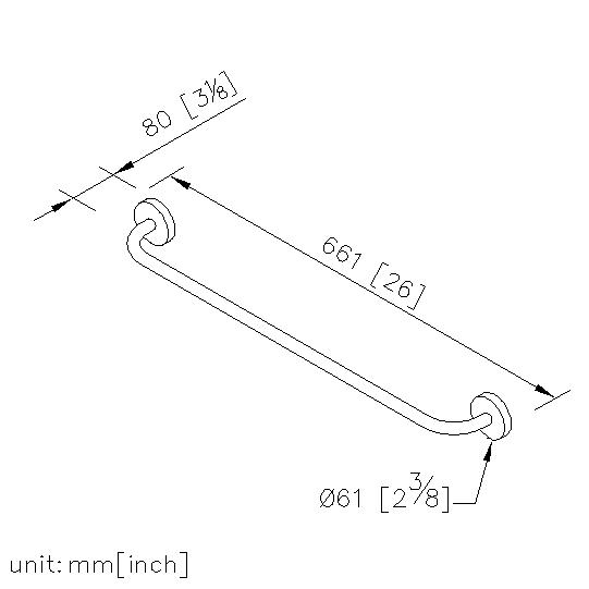 Towel Bar (600mm) thumbnail 2
