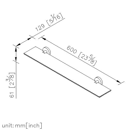 Shelf (600mm) thumbnail 2