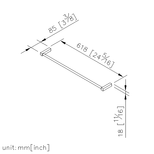 Towel Bar (600mm) thumbnail 2