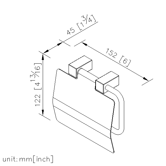 Toilet Tissue Holder W/Lid thumbnail 2