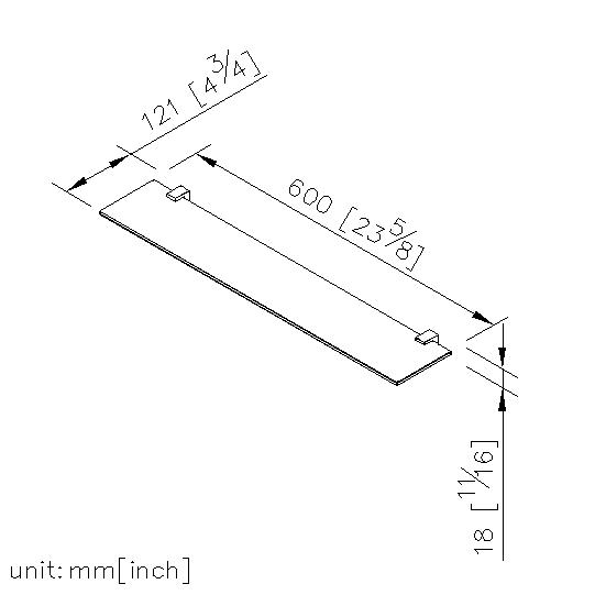 Shelf (600mm) thumbnail 2