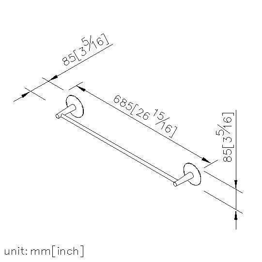 Towel Bar (600mm) thumbnail 2