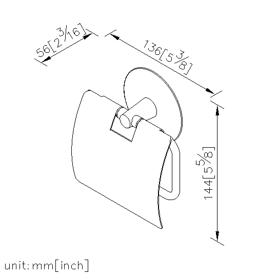 Toilet Tissue Holder W/Lid thumbnail 2