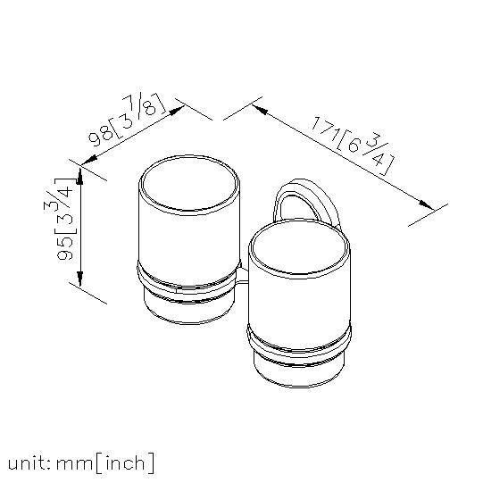 Double Tumbler Holder thumbnail 2