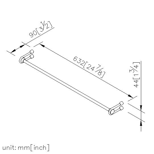 Towel Bar (600mm) thumbnail 2