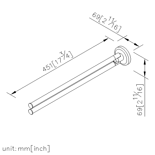 Swivel Towel Bar thumbnail 2