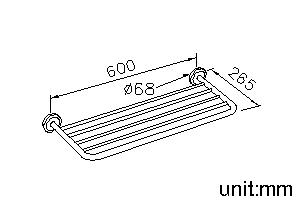 Bath Towel Rack (600mm) thumbnail 2