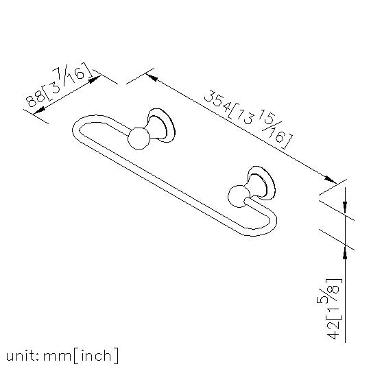 Towel Bar (300mm) thumbnail 2