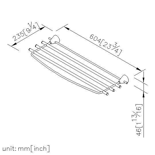 Bath Towel Rack (600mm) thumbnail 2