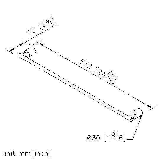 Towel Bar (600mm) thumbnail 2
