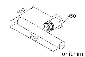 Horizontal Showerhead thumbnail 2