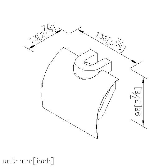 Toilet Tissue Holder W/Lid thumbnail 2